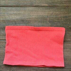 free people ribbed bandeau crop top
